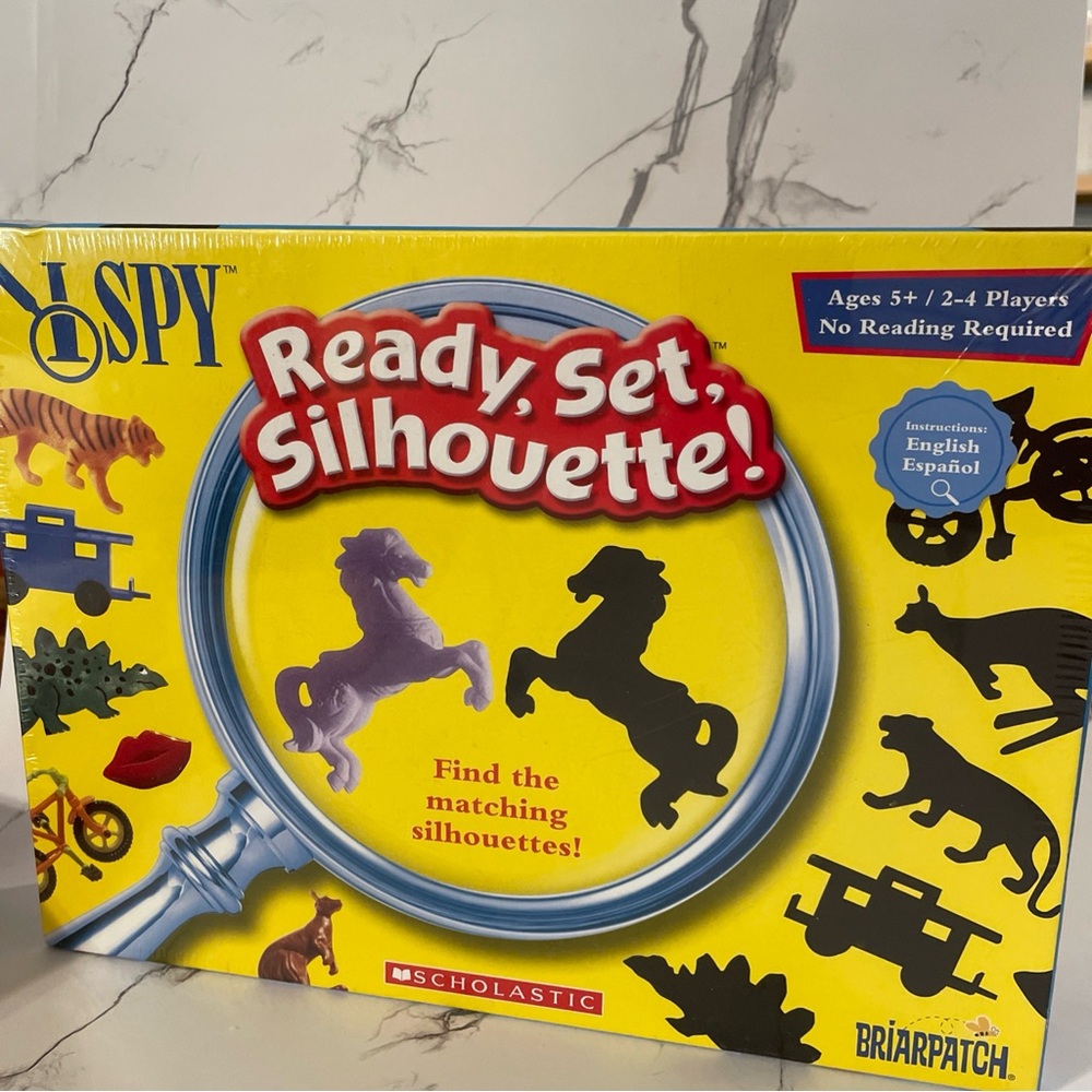 Briarpatch I Spy Ready, Set, Silhouette 2008 Game Brand New Sealed RARE!